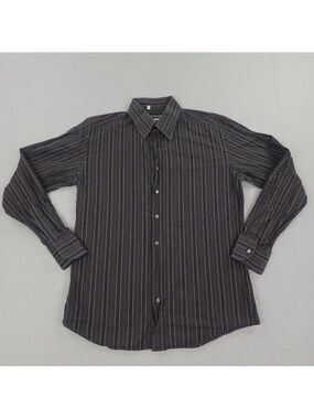Dolce & Gabbana Tailored Fit Striped Button Down Shirt 17.5 / 44 Italy